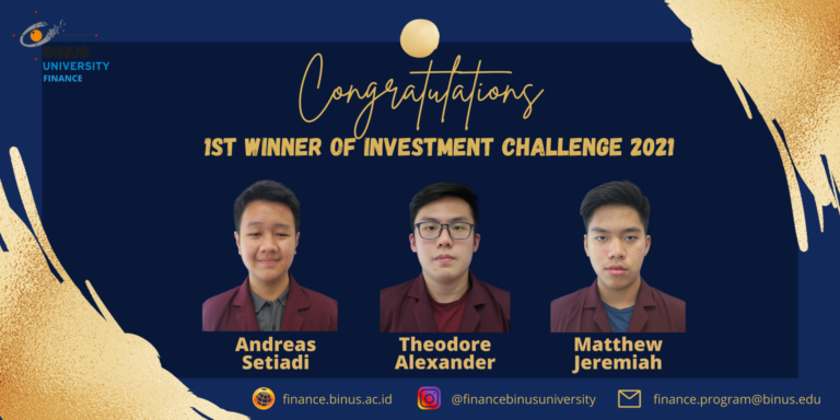 1st Winner of Investment Challenge 2021 (2)